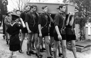 Geschiedenis van de Miguel Pro De uitvaart van Schipper jan Max
